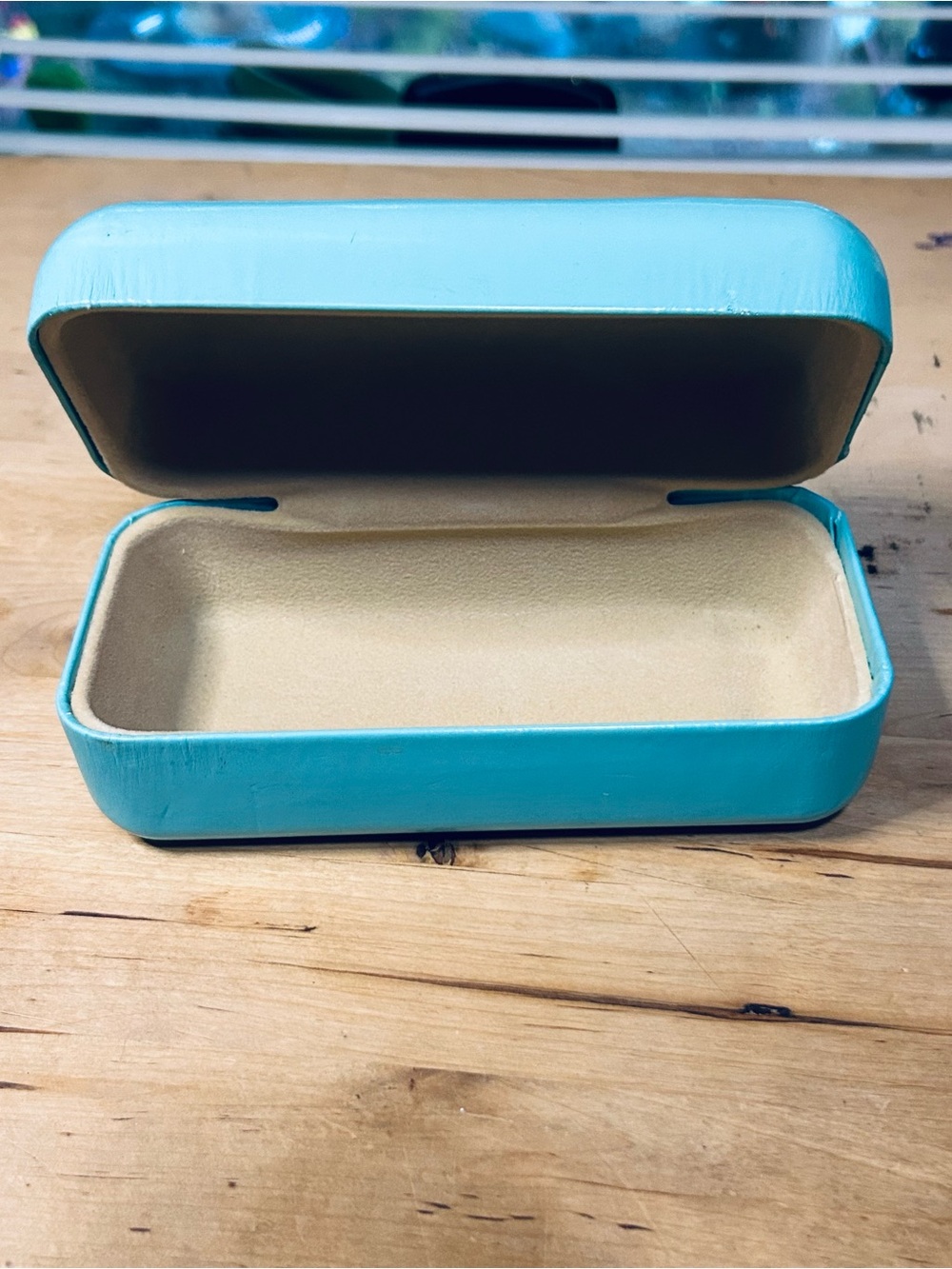 TIFFANY & Co. Blue Sunglasses Hard Case Large Authentic - Picture 7 of 8